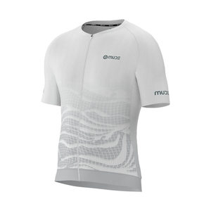 Maillot de cyclisme à manches courtes léger et respirant pour homme - DUNE Blanc Polyester - Product Image 1