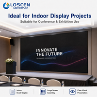 Écran LED d'intérieur P3.91 à louer avec animations et graphiques pour affichage de bienvenue dans l'éducation, sur scène, et en magasin de détail