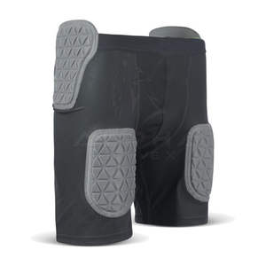 Pantalon de football d'été unisexe de style High Street Short en maille de coton imprimé personnalisé Vêtements de sport de football américain à motif solide - Product Image 4