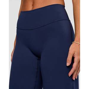 Pantalón de Pierna Ancha de Cintura Alta Fusion V-Contour Petite - Azul Marino Futuro - Product Image 5