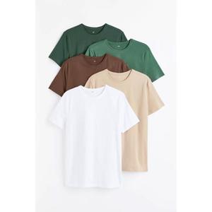 T-shirts colorés personnalisés de qualité durable Comber Cotton Tshirt Filles et garçons portant des T-shirts en coton pur à la mode Hotsale - Product Image 1