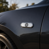 Emblème de voiture personnalisé en métal, badge argenté chromé noir émaillé, emblèmes de voiture sur mesure, emblèmes automobiles, badge métallique pour voiture