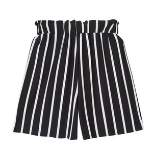 Femmes coton cordon élastique taille haute Sport Shorts 2025 été décontracté Fitness respirant coupe ample couleur unie dames OEM - Product Image 2