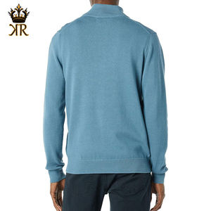 Sweat-shirts en molleton léger pour homme, 100% coton, fabriqués en usine, pour l'hiver, motif uni, fermeture éclair privée - Product Image 2