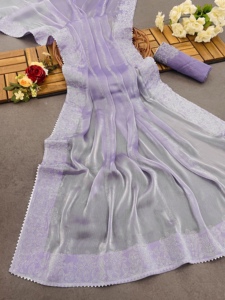 Bollywood Designer Saree Exclusif Fantaisie Dernière Soie Premium Qualité Nuptiale Fête Porter Saree Sari Qualité Premium Dernière - Product Image 2