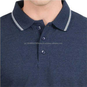 Respirant dernière mode hommes Polo t-shirt avec manches courtes haute qualité Logo personnalisé impression coton matériel hommes Polo - Product Image 5