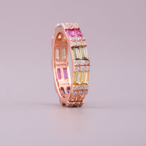 Wholesale 18k Gold Vintage Style Sapphire <b>Rings</b> <b>for</b> <b>Girls</b> Women Customised Designs and Sizes Single Piece As Gift - Product Image 2