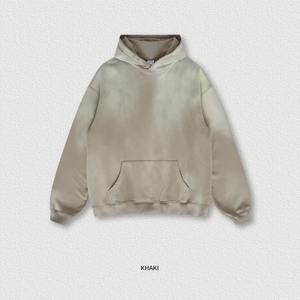 เสื้อฮู้ดผู้ชายแบบสวมหัวมีฮู้ดโอเวอร์ไซส์ลายพิมพ์หน้าจอโอเวอร์ไซส์ลายกราฟฟิกแบบกำหนดเองน้ำหนักมาก - Product Image 5