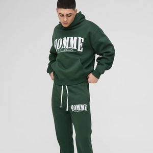 ชุดวอร์มผ้าคอตตอน100% ชุดวอร์มไซส์ใหญ่พิเศษพิมพ์ลายหน้าจอหนา2025แฟชั่นใหม่ - Product Image 1