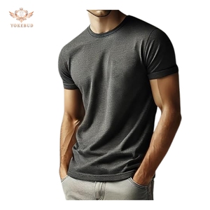 เสื้อยืดผู้ชายคอตตอนแท้ 100% แบบถัก ทรงโอเวอร์ไซส์ หนานุ่ม  ไซส์ใหญ่พิเศษ  รับสกรีนลายตามสั่ง แขนสั้น ระบายอากาศได้ดี ขายส่ง - Product Image 5