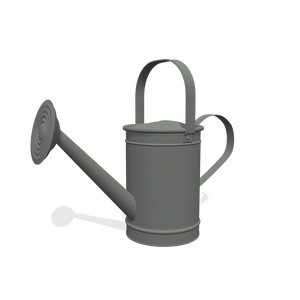 Lata de agua redonda de hierro, revestimiento de polvo metálico de Color dorado mate, guardería, jardines botánicos, regaderas modernas - Product Image 5