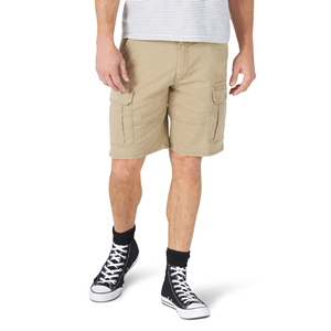 Pantalon court cargo d'été décontracté pour hommes avec ceinture élastique Short multi-poches respirant et confortable Logo personnalisé Motif solide - Product Image 5