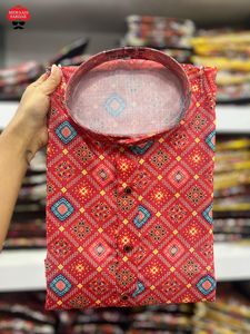 พิมพ์ลายผ้าคอตตอนพร้อมพิมพ์ผ้าโพกหัวอินเดีย - Product Image 4