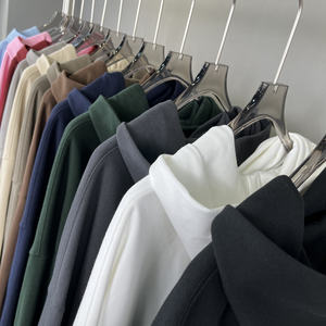 Sudadera con Capucha de Alta Calidad, 100% Algodón, Bordada, con Cierre, Estilo Vintage, Lavado Ácido, Logotipo Personalizado, Fabricantes, Felpa - Product Image 3