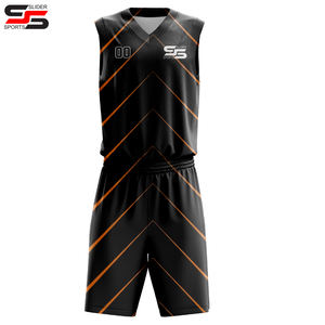 Uniforme de baloncesto de ropa deportiva para hombre más vendido Uniforme de baloncesto con estampado de logotipo personalizado para hombre Material de poliéster 100% - Product Image 6