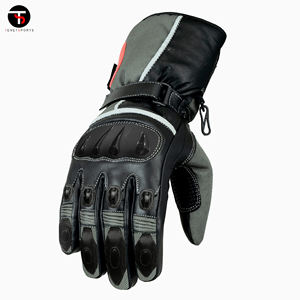 Gants d'hiver en fibre imperméables avec protection en fibre, gants de moto de meilleure qualité, fabrication OEM et ODM - Product Image 6