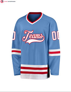 Alta calidad Oem personalizado hockey sobre hielo blanco en blanco uniforme sarga bordado hockey sobre hielo Jersey uniformes desgaste - Product Image 2