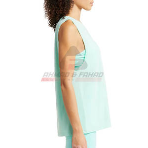 Camiseta informal sin mangas de algodón 2025 para mujer, camiseta sin mangas transpirable con tasa de venta completa, camisetas sin mangas para mujer a la venta, novedad de 100% - Product Image 4