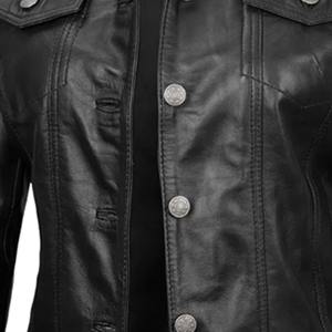 Dernière conception 2025 Veste de moto en cuir tissé respirant de qualité supérieure pour femmes, logo personnalisé, coupe ajustée - Product Image 3