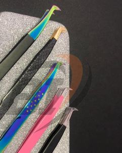 แหนบขนตาปลอมทำจากสเตนเลสสตีลเคลือบสีแบบกำหนดเองได้อย่างยั่งยืน - Product Image 4