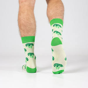 JZVINA fabricante personalizado brócoli patrones Jacquard equipo transpirable algodón tejido comida diseño Casual bambú para hombres cuerpo - Product Image 2