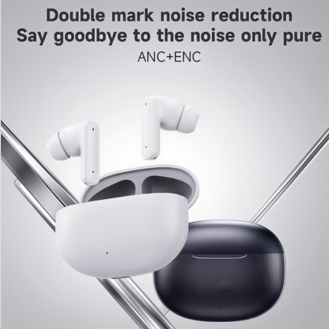 5.3 ANC Noise Cancelling Earbuds Low Latency IPX5 Waterproof LED Screen Type-C Charging