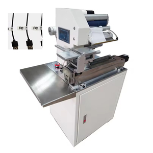 Top Quality Semi Automatic Flag Sticker Tube <b>Usb</b> Wire <b>Cable</b> Labeler Labeling Machine <b>Cable</b> Fold Labeler - Product Image 1