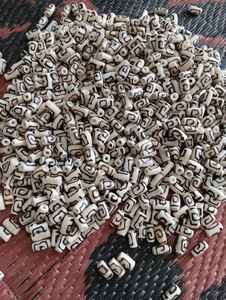 Cuentas de hueso en forma de tubo talladas a mano, hechas a medida, ideales para diseñadores de joyas y tiendas de cuentas para reventa - Product Image 6