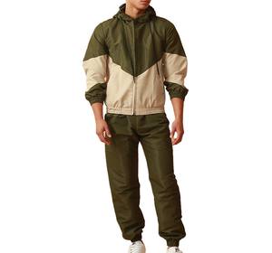 Vêtements de sport coupe-vent de haute qualité, ensemble de survêtement personnalisé OEM pour hommes - Product Image 1