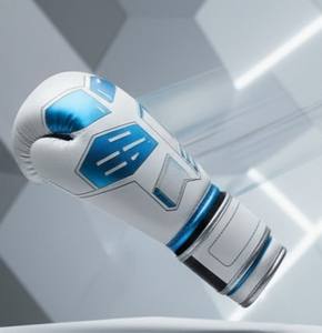 Gants d'entraînement professionnels en métal avec motif hexagonal, maille respirante et fermeture à boucle et crochet pour sac de sport - Product Image 3