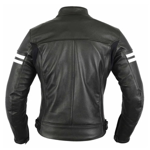 Blouson aviateur marron pour homme Taille XS Ajusté Brodé Style motard 100 Grammes Cuir Hiver Service OEM - Product Image 3