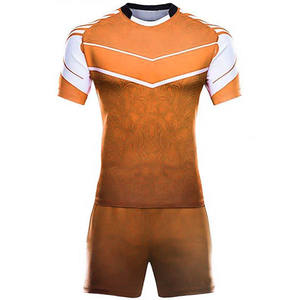 Uniformes de rugby naranja y blanco, diseños personalizables de calidad superior, ropa deportiva de equipo de ajuste a medida que aumenta el rendimiento y el estilo - Product Image 5