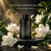 Recharge de diffuseur d'arômes pour voiture, huile essentielle de gardénia, extrait de plante pure, sans alcool, longue durée, 5 senteurs
