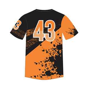 Venta caliente personalizado de dos botones de béisbol y softbol Jersey transpirable sublimado ropa deportiva Venta caliente Jersey - Product Image 3