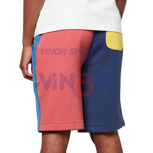 100% algodón 6XL pantalones cortos deportivos para hombres y mujeres High Street Fitness gimnasio entrenamiento patrón sólido y tela de estambre antiarrugas - Product Image 2