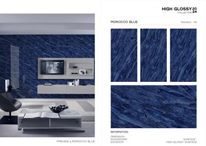 Azulejos de porcelana de alto brillo de venta rápida para pisos y paredes 60x120cm 60*120 600x1200 600*1200 24 "x 48" 24 "* 48" Super Azulejos - Product Image 3