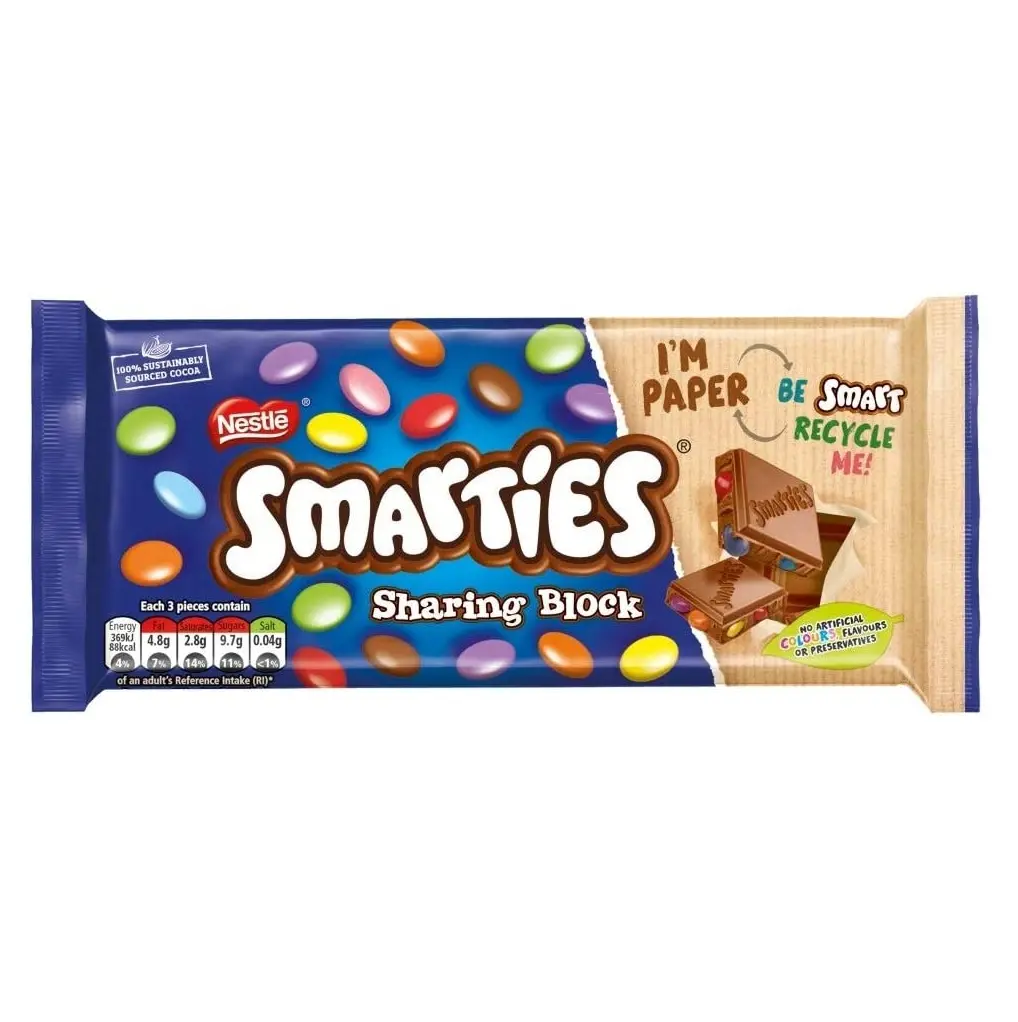 Vente chaude Prix de la qualité Nestlé Smarties Bonbons au chocolat au lait en vrac Quantité