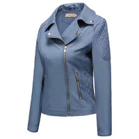 2025 classique nouveau Design femmes veste en cuir haute qualité dames femmes veste en cuir à vendre