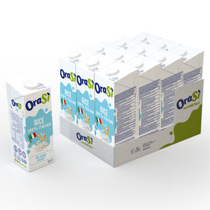 OraSi Bevande Vegetali a Base di Riso Senza Zuccheri Aggiunti per Distributori 1 litro 12 unità - Bevanda Salutare - Product Image 2
