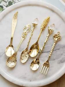 Service de Couverts Grand Royale Elite Dine, Ensemble de Couverts Métalliques Crown Serve, Service de Couverts Platinum Touch, Couverts Métalliques Noble Feast - Product Image 5