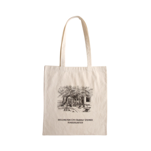 Sacs fourre-tout en toile imprimé personnalisé élégant et spacieux en coton biologique pour femmes et filles - Product Image 2