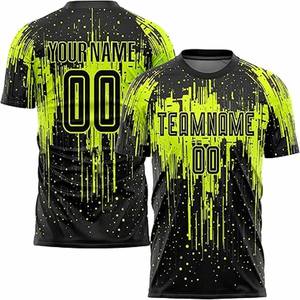 Arrivée d'uniformes de football unisexes de haute qualité, maillots de football en polyester respirant avec impression du nom du logo personnalisé pour adultes - Product Image 5