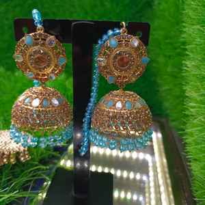 Latest Design Long <b>Bridal</b> <b>Necklace</b> Jewelry <b>Set</b> For Wedding and Party Factory Wholesale <b>Bridal</b> Wedding Jewelry <b>Set</b> For Ladies - Product Image 5