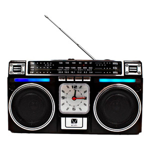 Radio <b>Retro</b> Porttil Vintage Am Fm Panel Solar Reloj - Color Surtido - Product Image 2