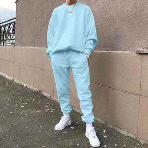 Sweatshirts et pantalons décontractés à manches longues pour hommes ensemble deux pièces en polaire survêtement d'automne 2023 sweat à capuche chaud Streetwear pour hommes - Product Image 1