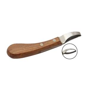 Venta al por mayor instrumento veterinario C hoja servida cuchillo para pezuña herramientas de Ferrier pezuña de caballo cuchillos de doble filo para instrumentos de ganado - Product Image 5