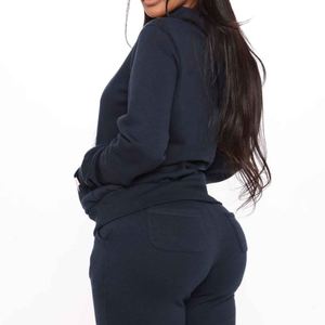 Ensembles tendance pour femmes, logo personnalisé, survêtement décontracté, jogging, survêtement d'hiver à capuche, respirant - Product Image 2