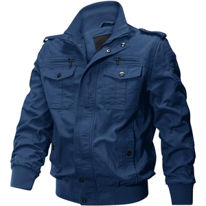 แจ็กเก็ตอุ่นนุ่มกันลมใส่ได้ทั้งชายและหญิงแจ็กเก็ตอุ่นแฟชั่นฤดูหนาวกันลมลวดลายย้อมสีเรียบ - Product Image 5