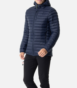 Veste matelassée pour homme, nouvelle collection hiver, durable, isolée, respirante, à capuche, fermeture éclair, poignets élastiques, tendance, douce et chaude - Product Image 3