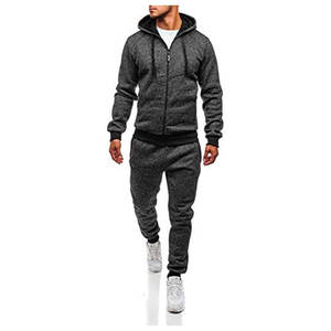 ชุดวอร์มขนแกะคุณภาพสูงของ1:1สำหรับผู้ชายชุดวิ่งออกกำลังกายมีซิประบายอากาศใส่ได้ตามต้องการโลโก้ได้ตามต้องการสำหรับฤดูใบไม้ร่วง - Product Image 2